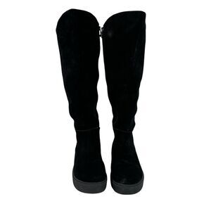 Religious Comfort Candyjack Tall Boot Women Sz 10 Black Suede Leather Waterproof